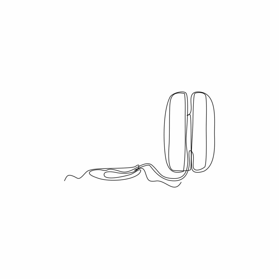 yo-yo game continuous line art vector