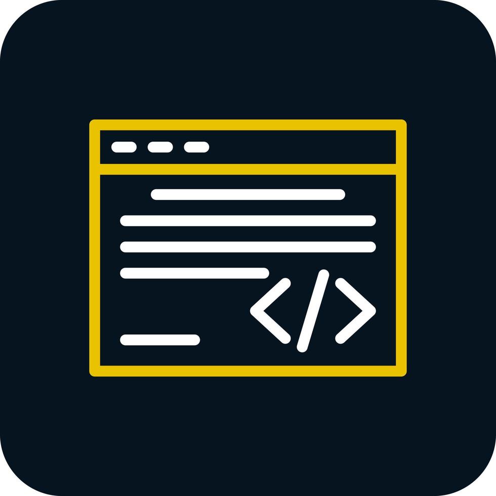 Code Vector Icon Design