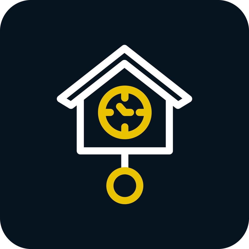 Cuckoo Clock Vector Icon Design
