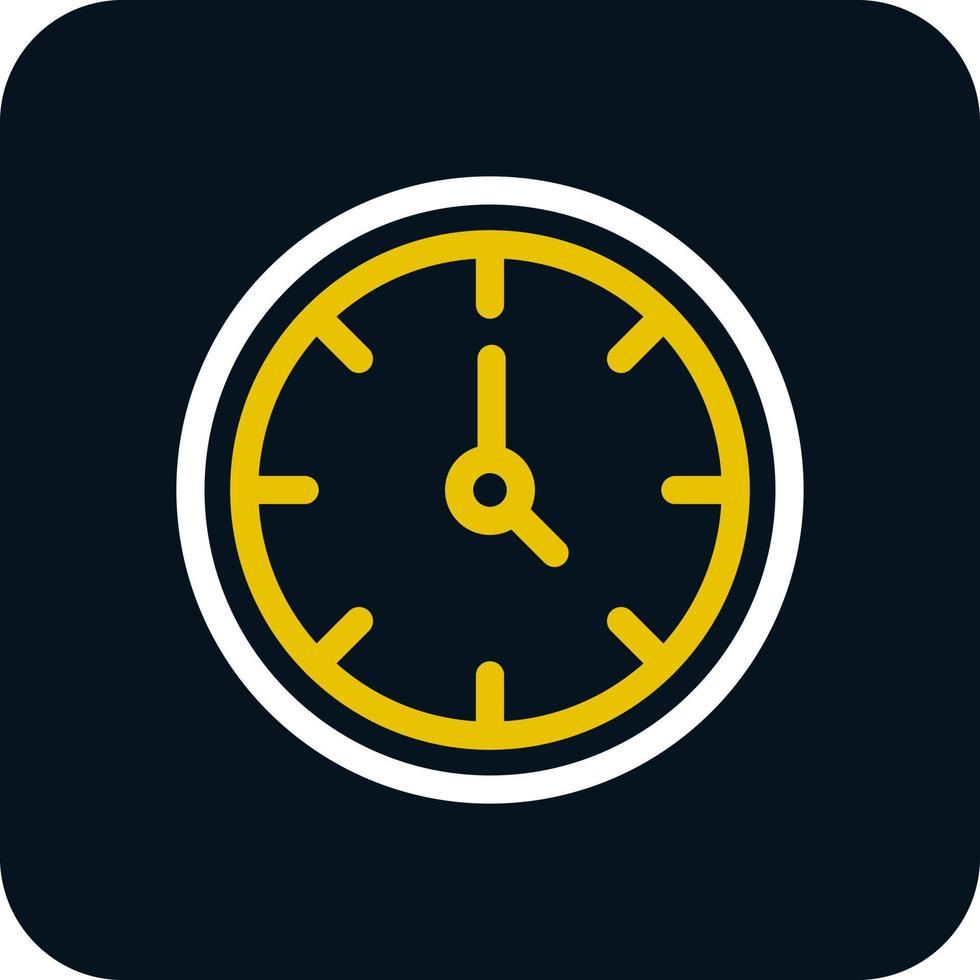 Wall Clock Vector Icon Design