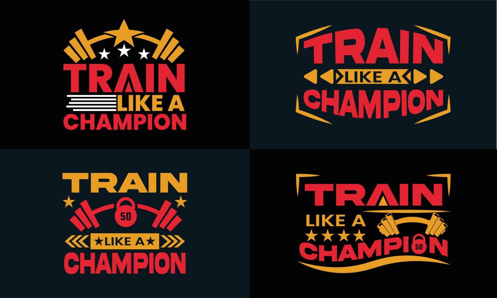 mejor tipografía t camisa diseño para gimnasio y aptitud inspiración vector