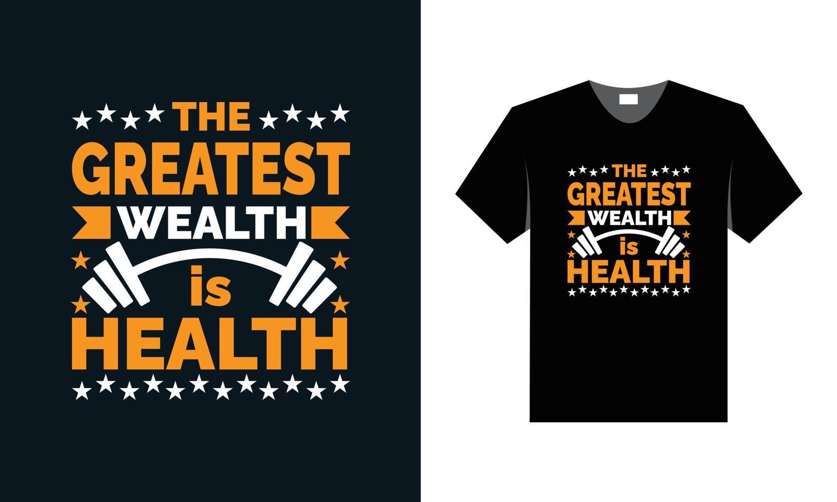 best gym and fitness t shirt design design for inspiration vector