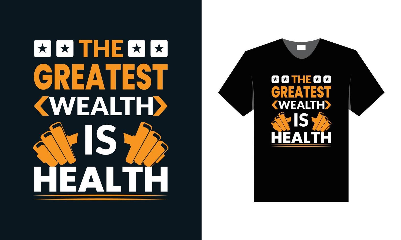 best gym and fitness t shirt design design for inspiration vector