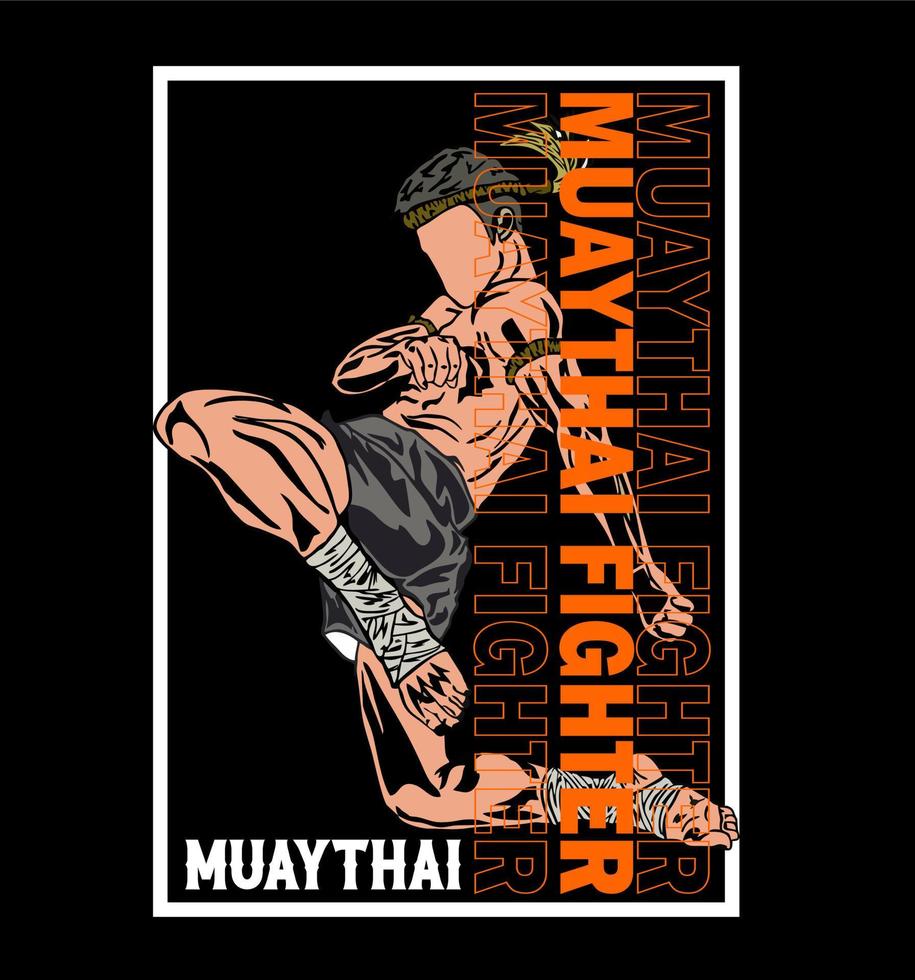 martial art illustration logo vector