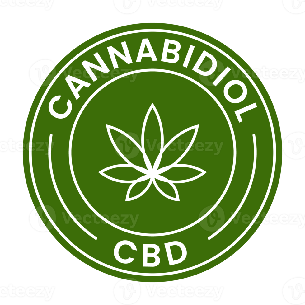 cannabidiol cbd olja bricka, logotyp, märka, klistermärke, logotyp för cbd olja märka, hampa olja märka design png