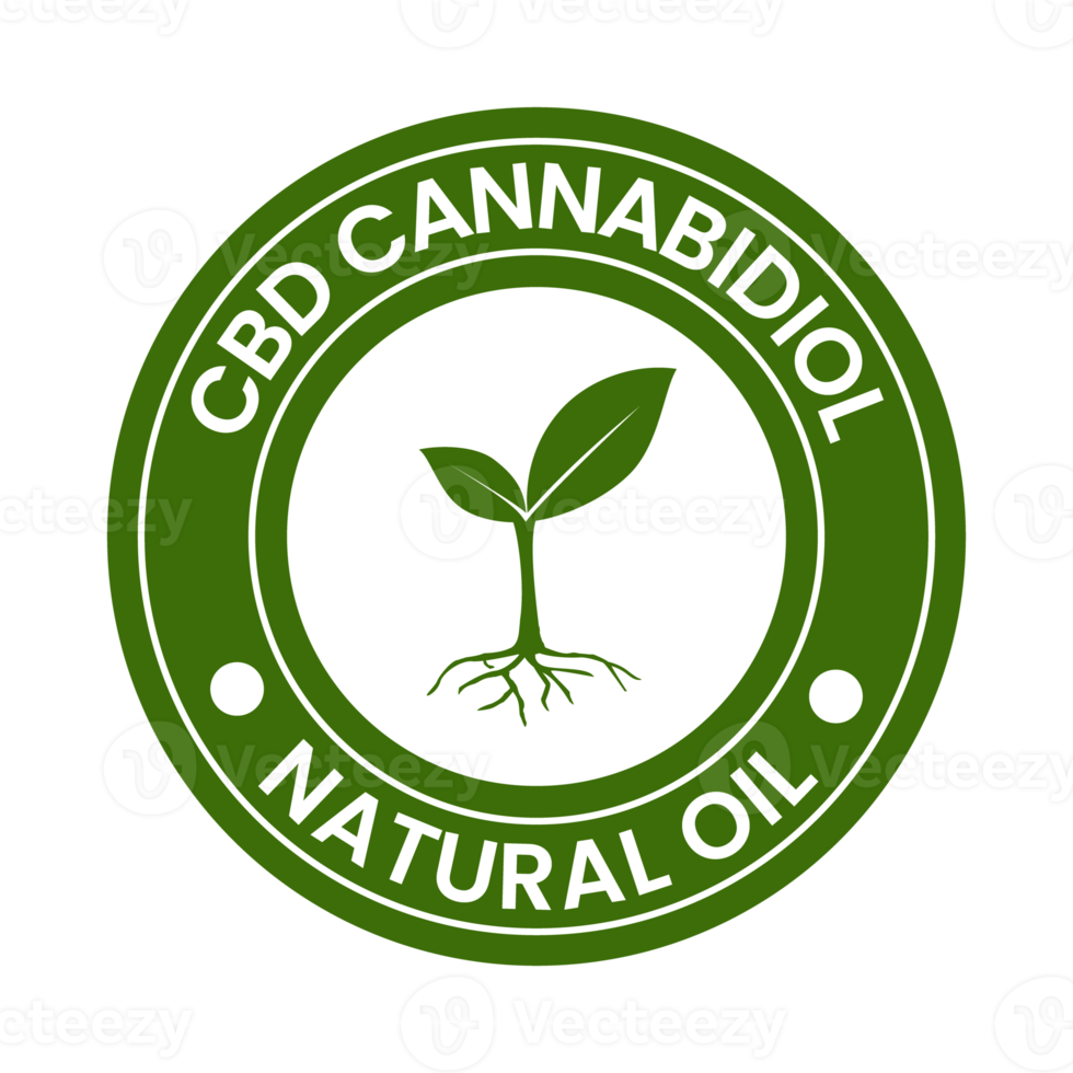 Cannabidiol CBD Oil Badge, Logo, Label, Sticker, Logo For CBD Oil Label, Hemp Oil Label Design png
