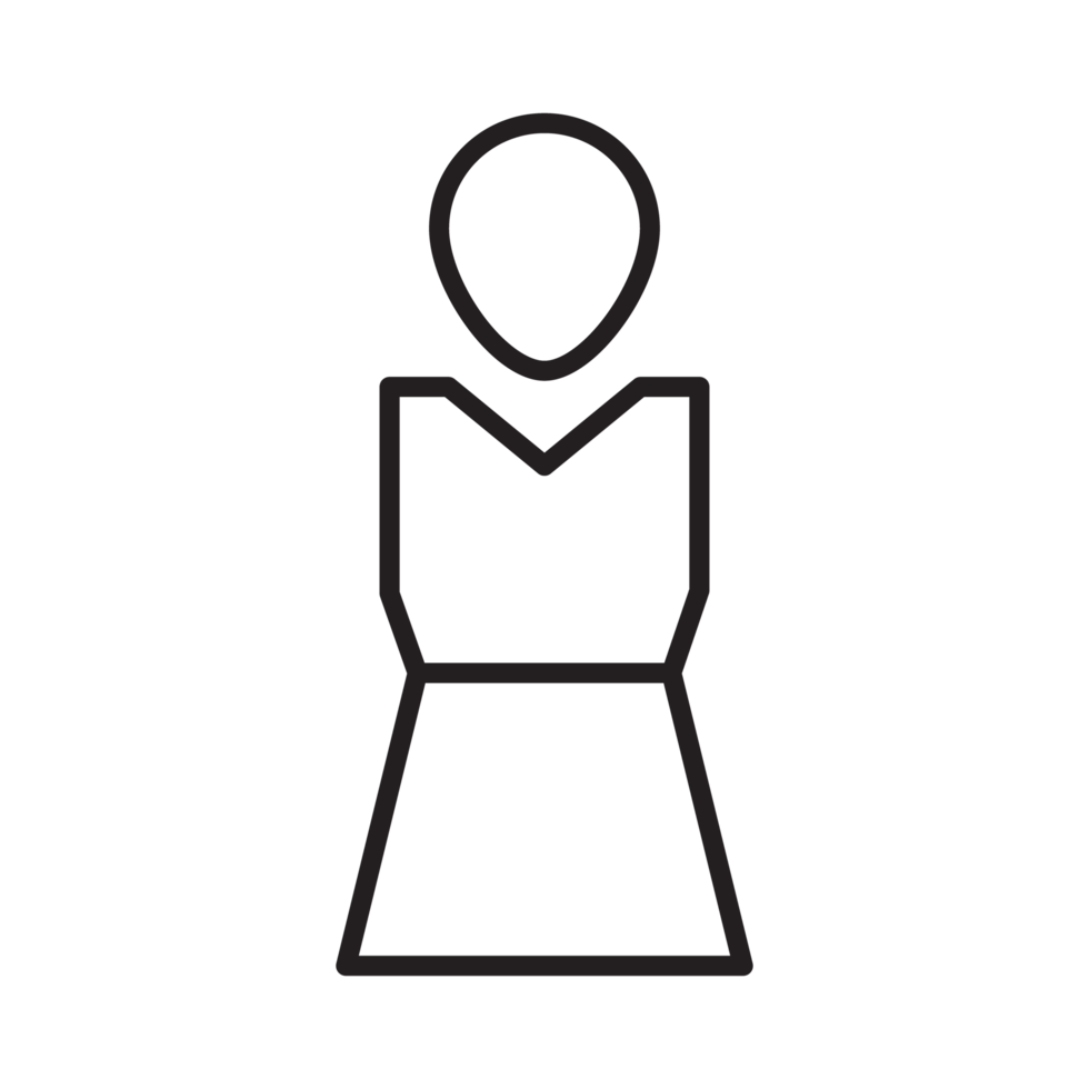 Mother Icon Outline Design, Mother Day Design Elements png