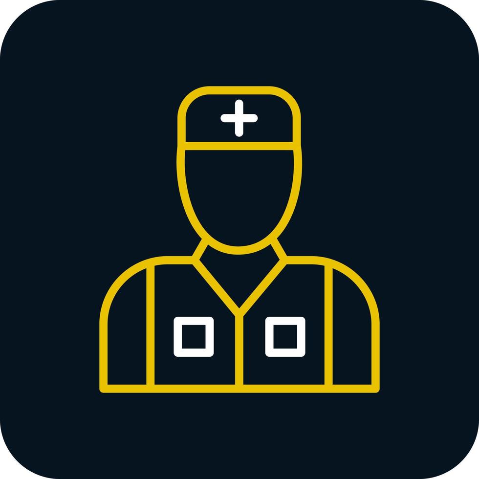 Male Patient Vector Icon Design