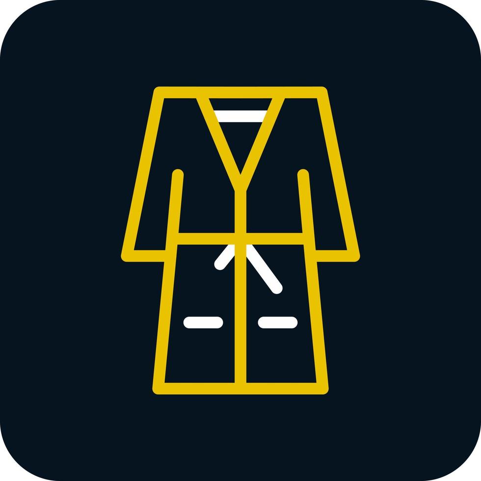 Bath Robe Vector Icon Design