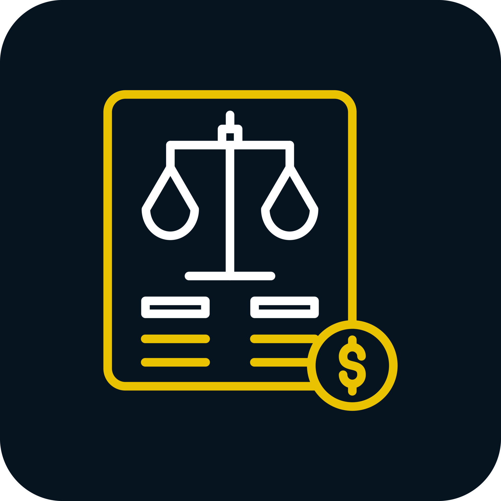 Balance Sheet Vector Icon Design 21250347 Vector Art at Vecteezy