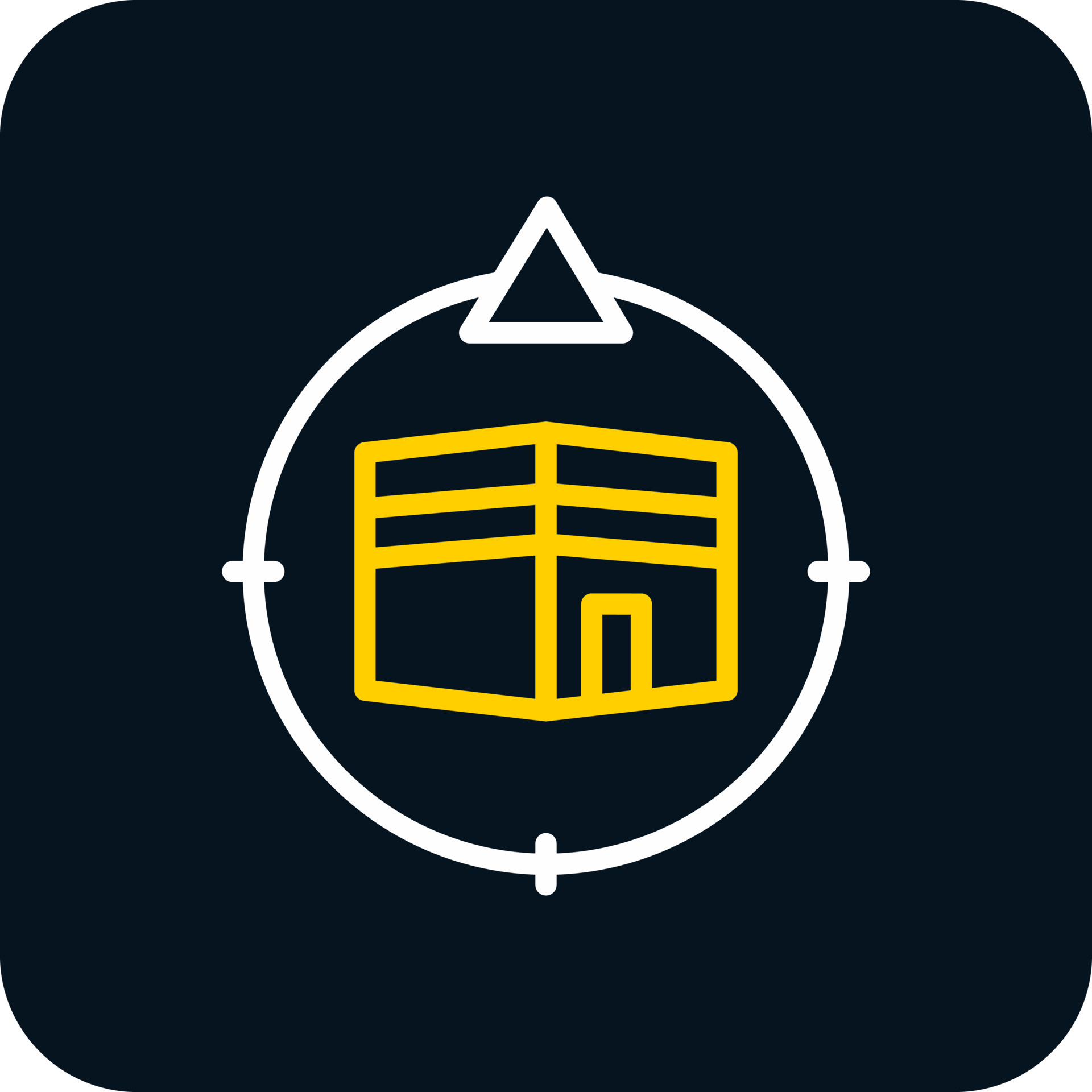 Qibla Direction Vector Icon Design 21250413 Vector Art at Vecteezy