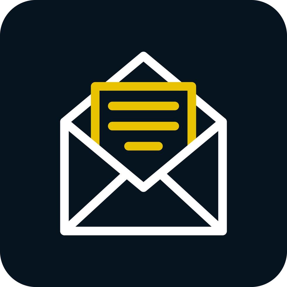 Newsletter Vector Icon Design