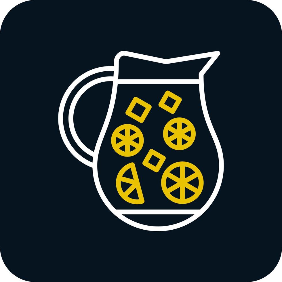 Lemonade Jug Vector Icon Design