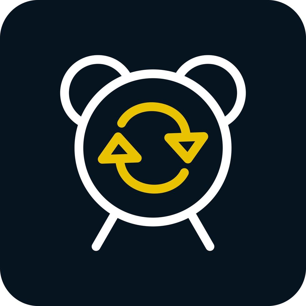 Alarm Repeat Vector Icon Design