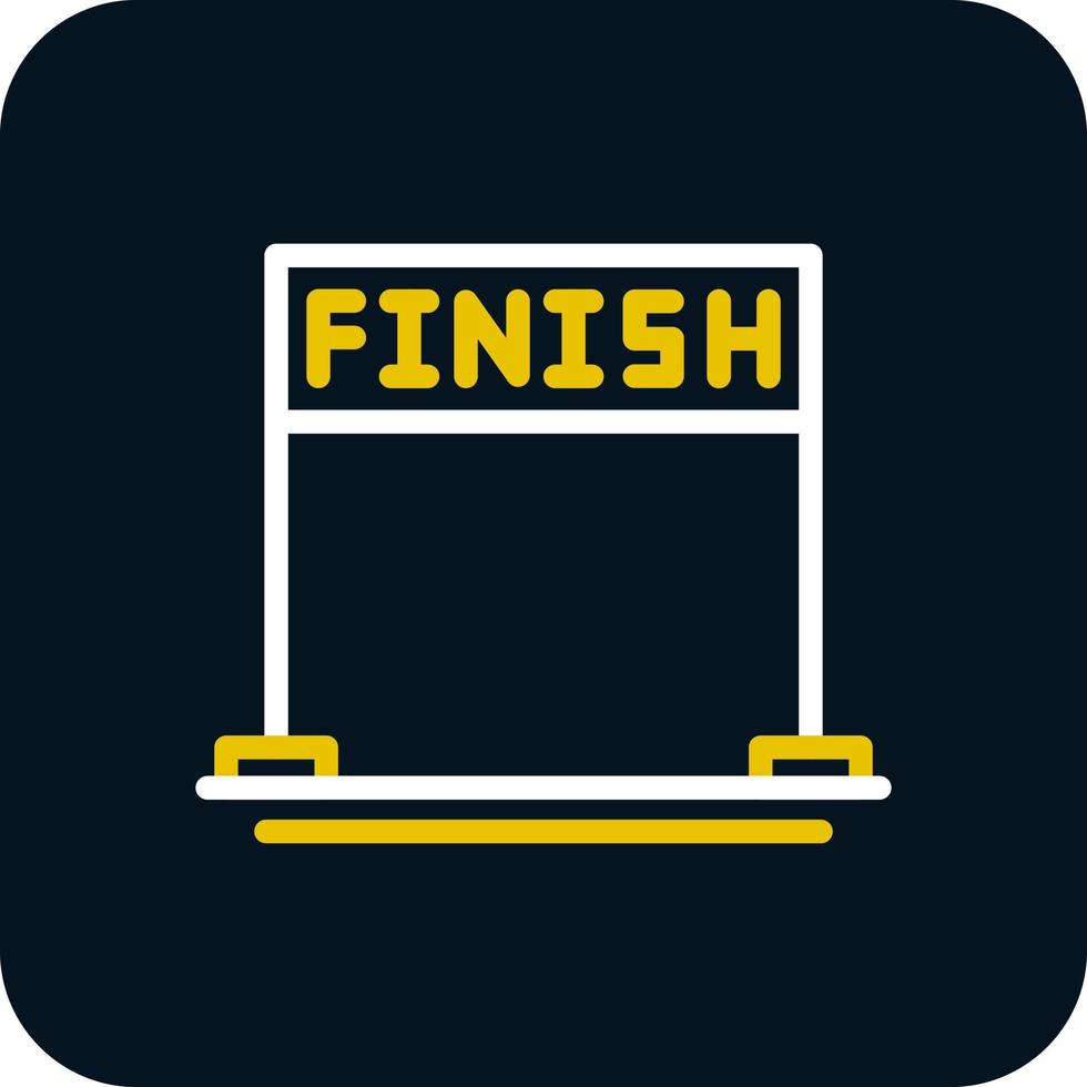 Finish Vector Icon Design