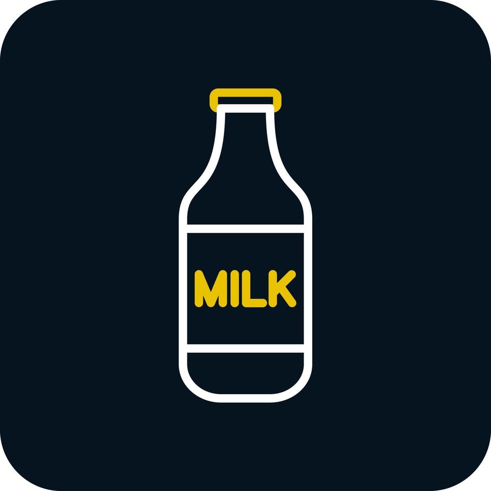 diseño de icono de vector de botella de leche