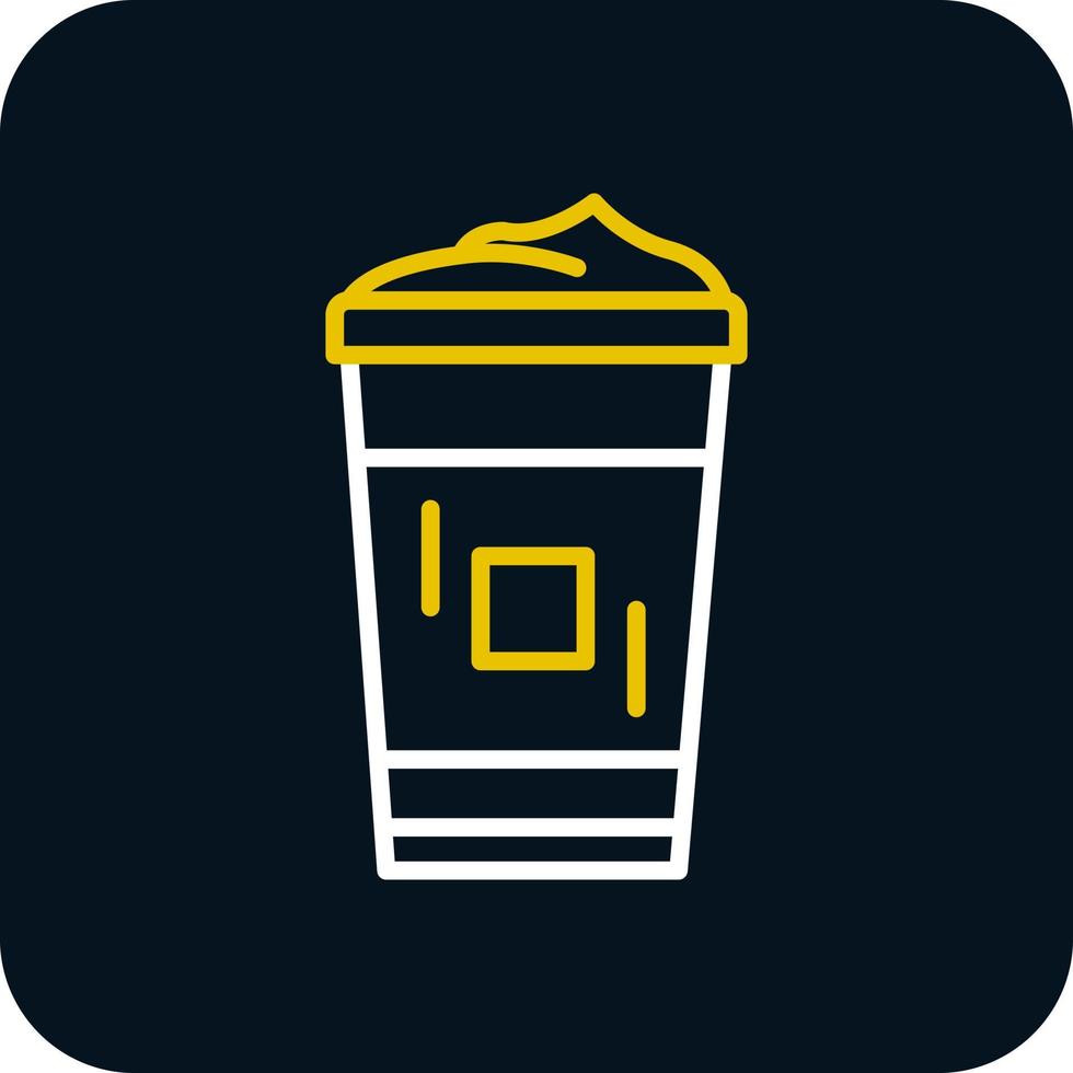 diseño de icono de vector de capuchino