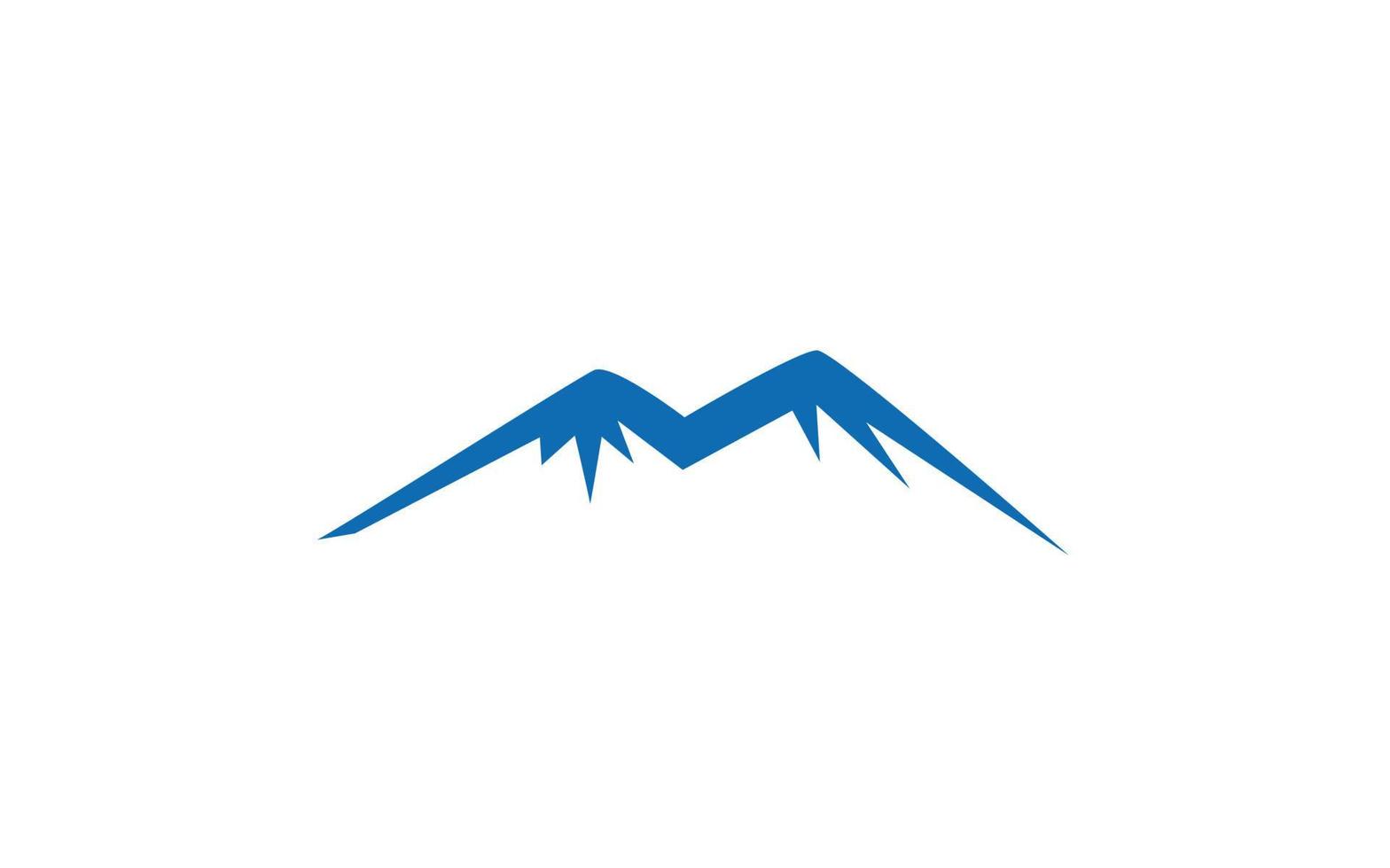 Mountain design with isolated for logo template. vector
