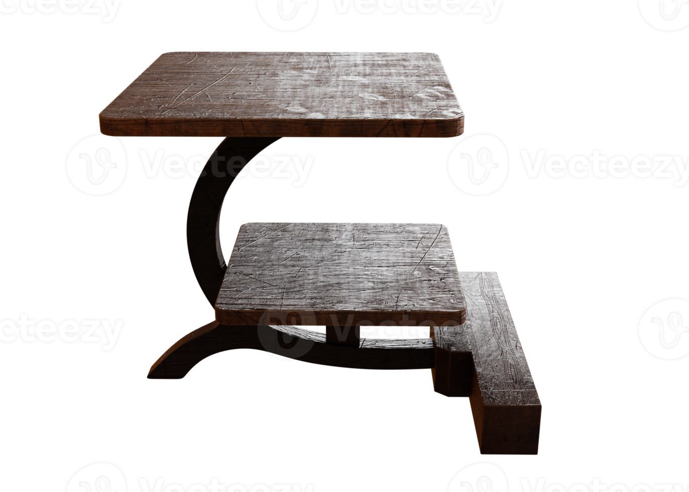 3D Furniture Design Concept Stylized Table for Game Assets png