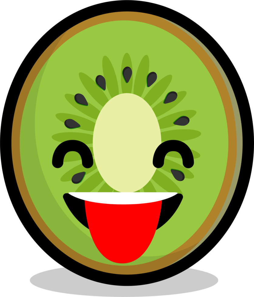 cute fruits kiwi cartoon png 21252053 PNG