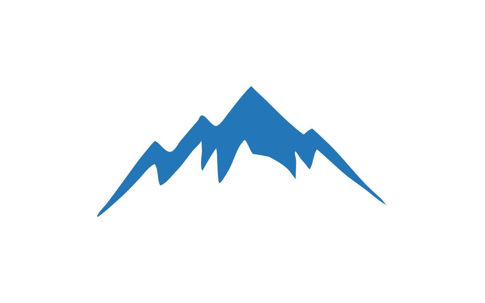 Mountain design with isolated for logo template. vector