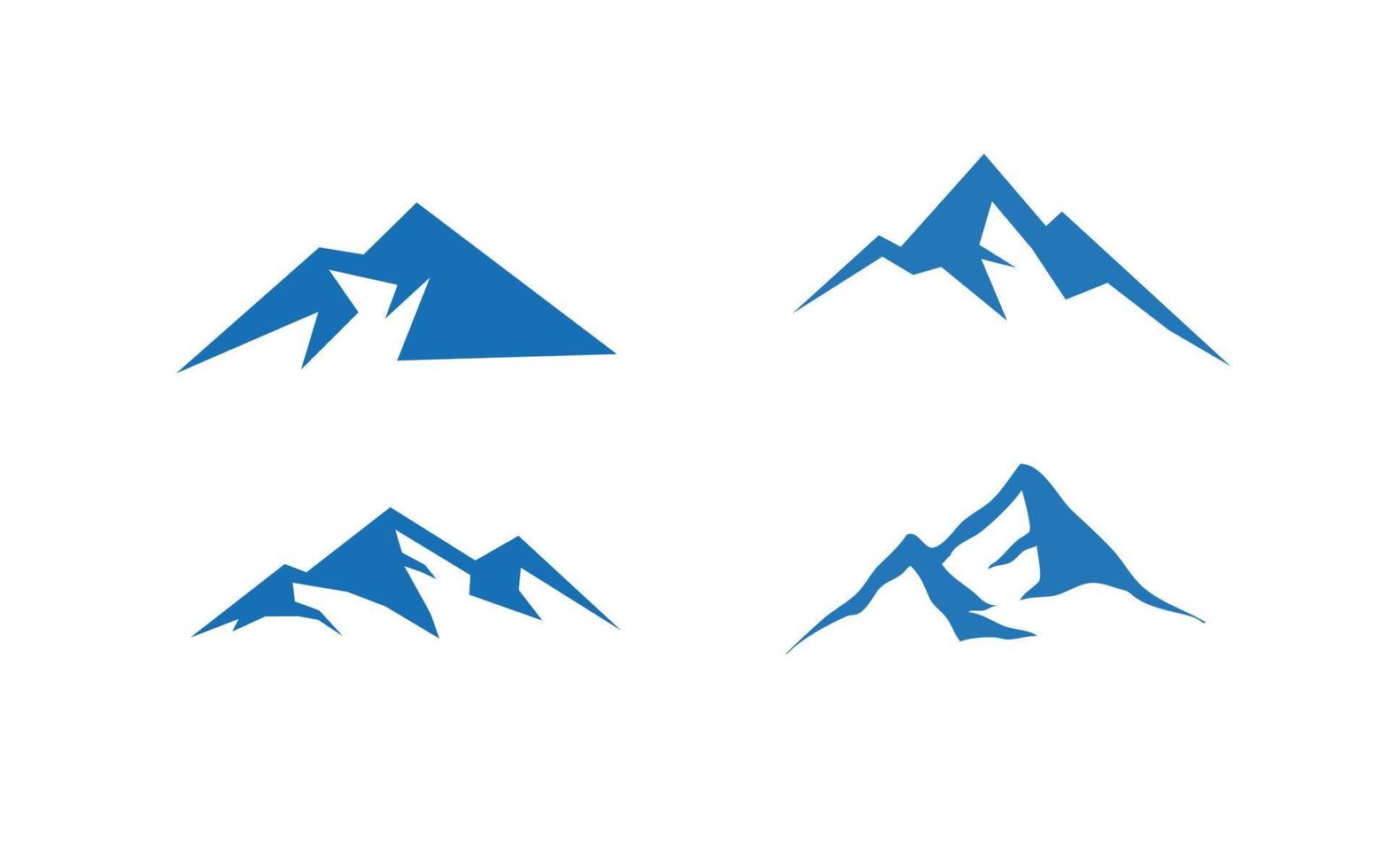 montaña diseño con aislado para logo modelo. vector