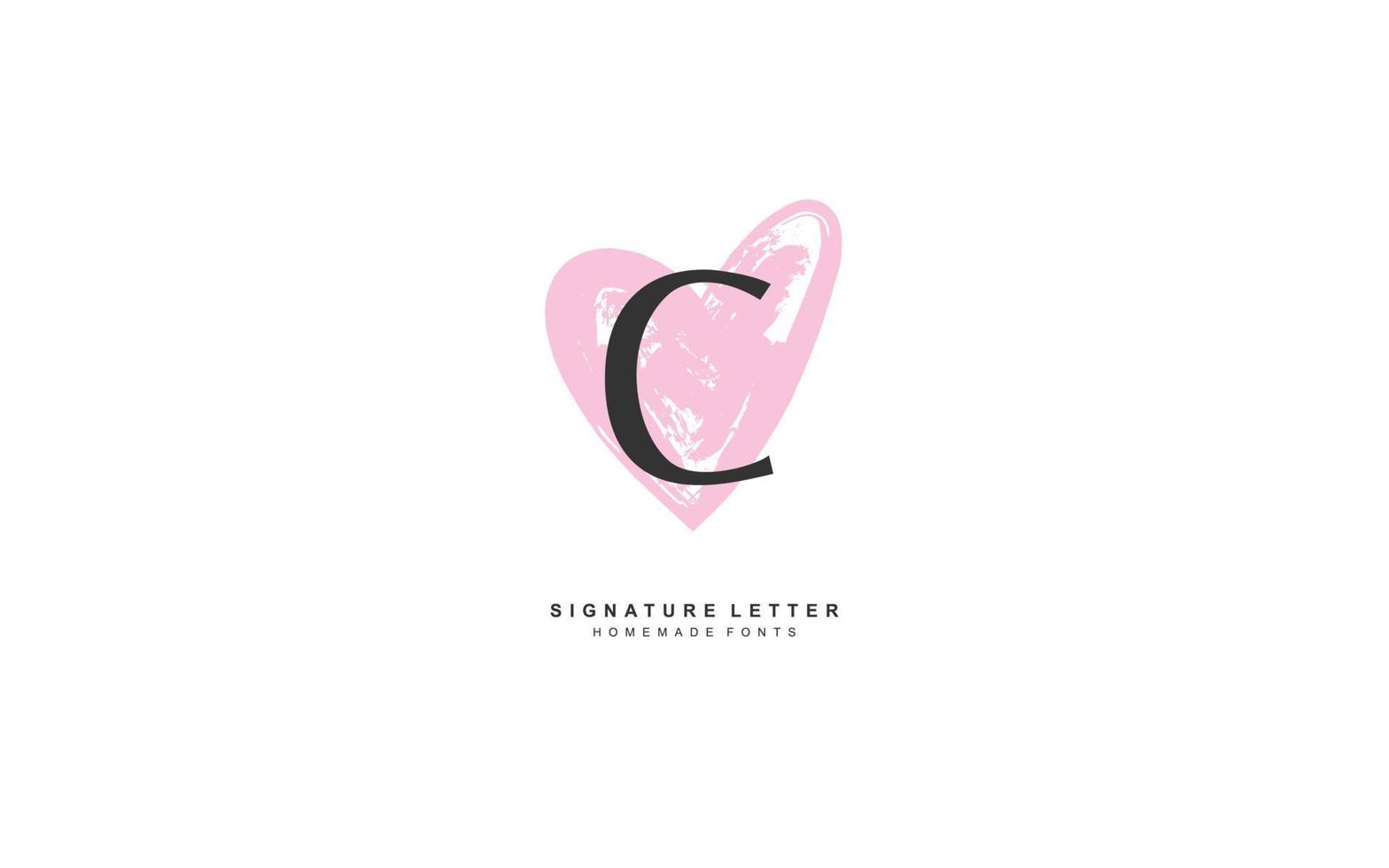 C LOVE logo design inspiration. Vector letter template design for brand.