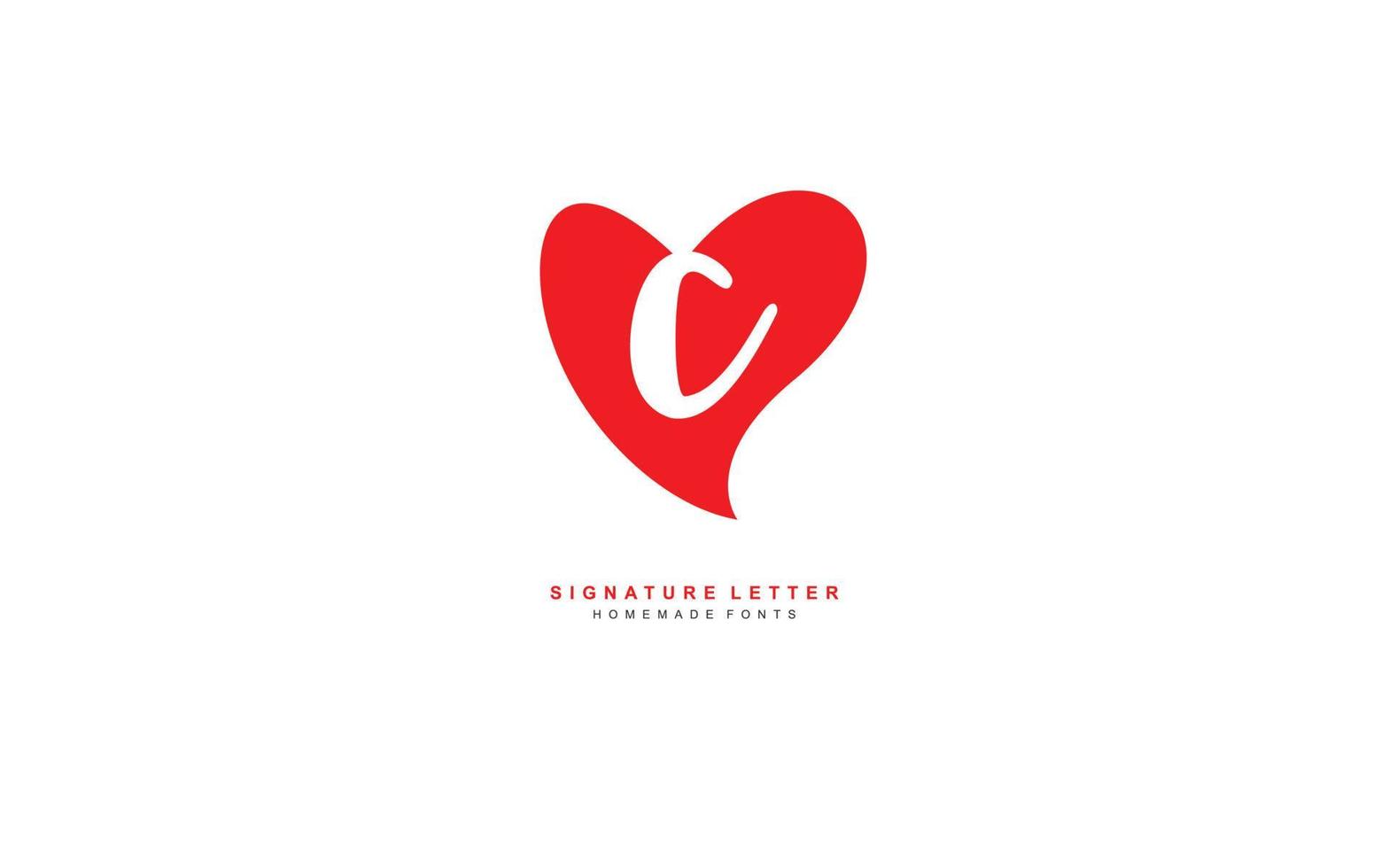 C LOVE logo design inspiration. Vector letter template design for brand.