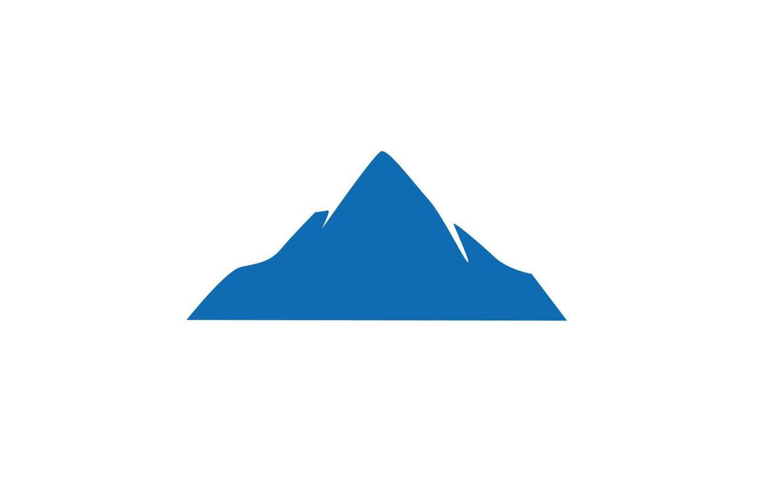 Mountain design with isolated for logo template. vector