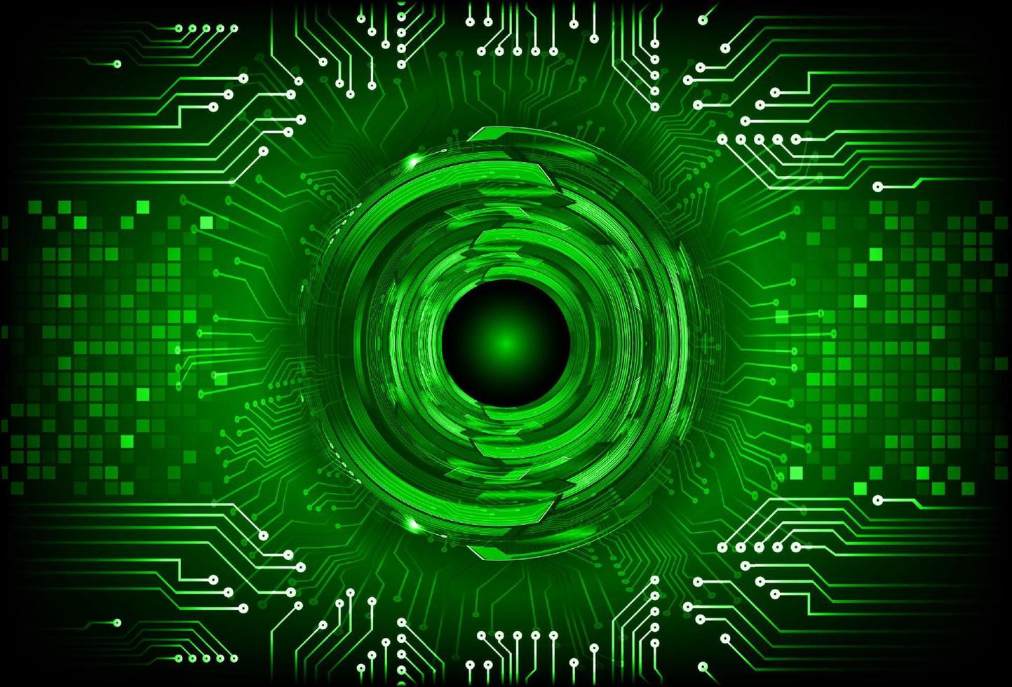 Modern  Cybersecurity Eye on Technology Background vector