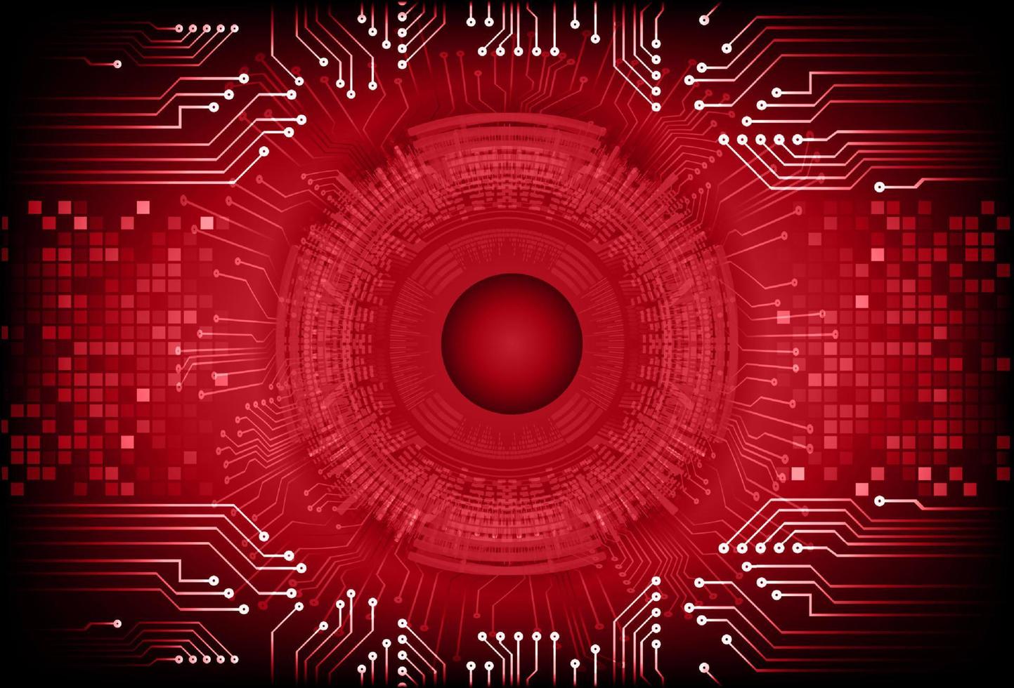 Modern  Cybersecurity Eye on Technology Background vector