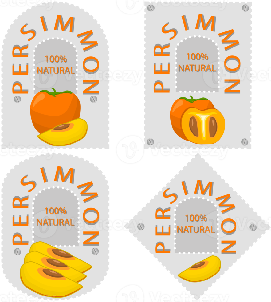 Sweet juicy tasty natural eco product persimmon png