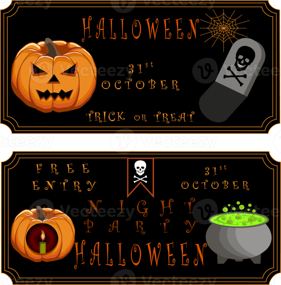 Collection accessory for celebration holiday Halloween png
