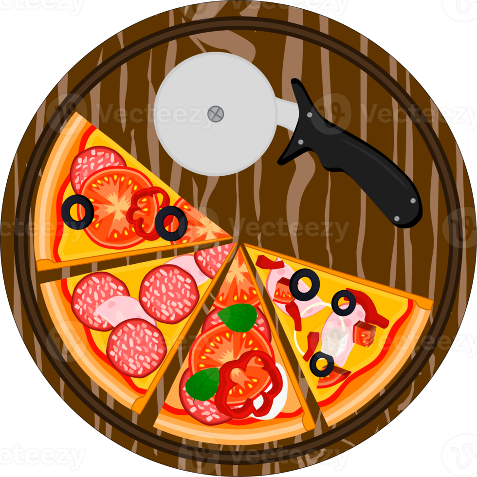 Slice tasty pizza png