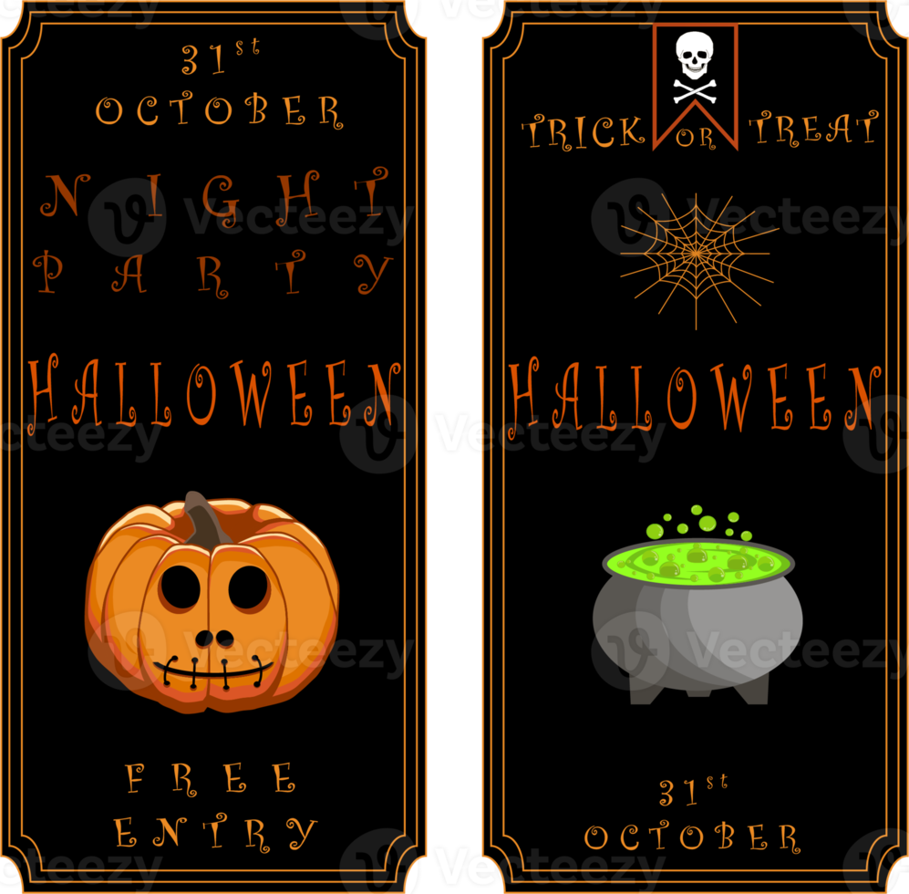 Collection accessory for celebration holiday Halloween png