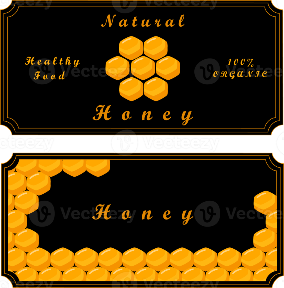 divers miels naturels savoureux et sucrés de nid d'abeilles png