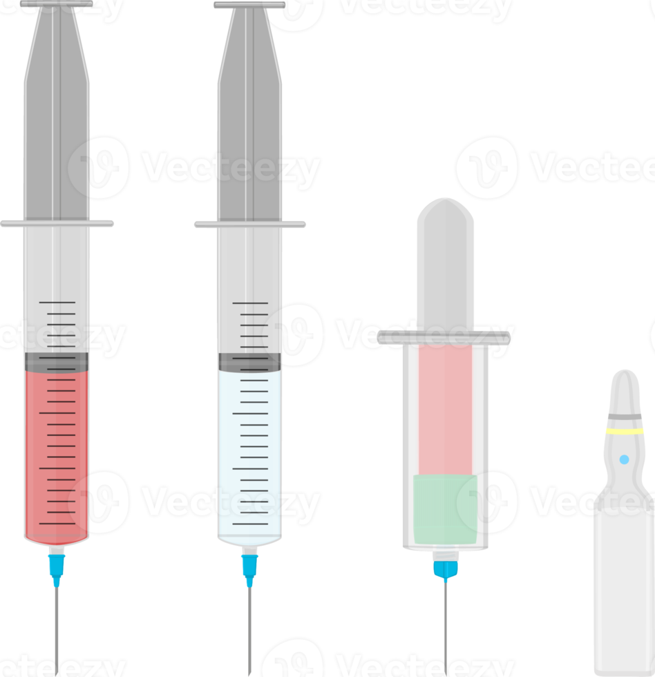 big set different types of syringes 21254032 PNG