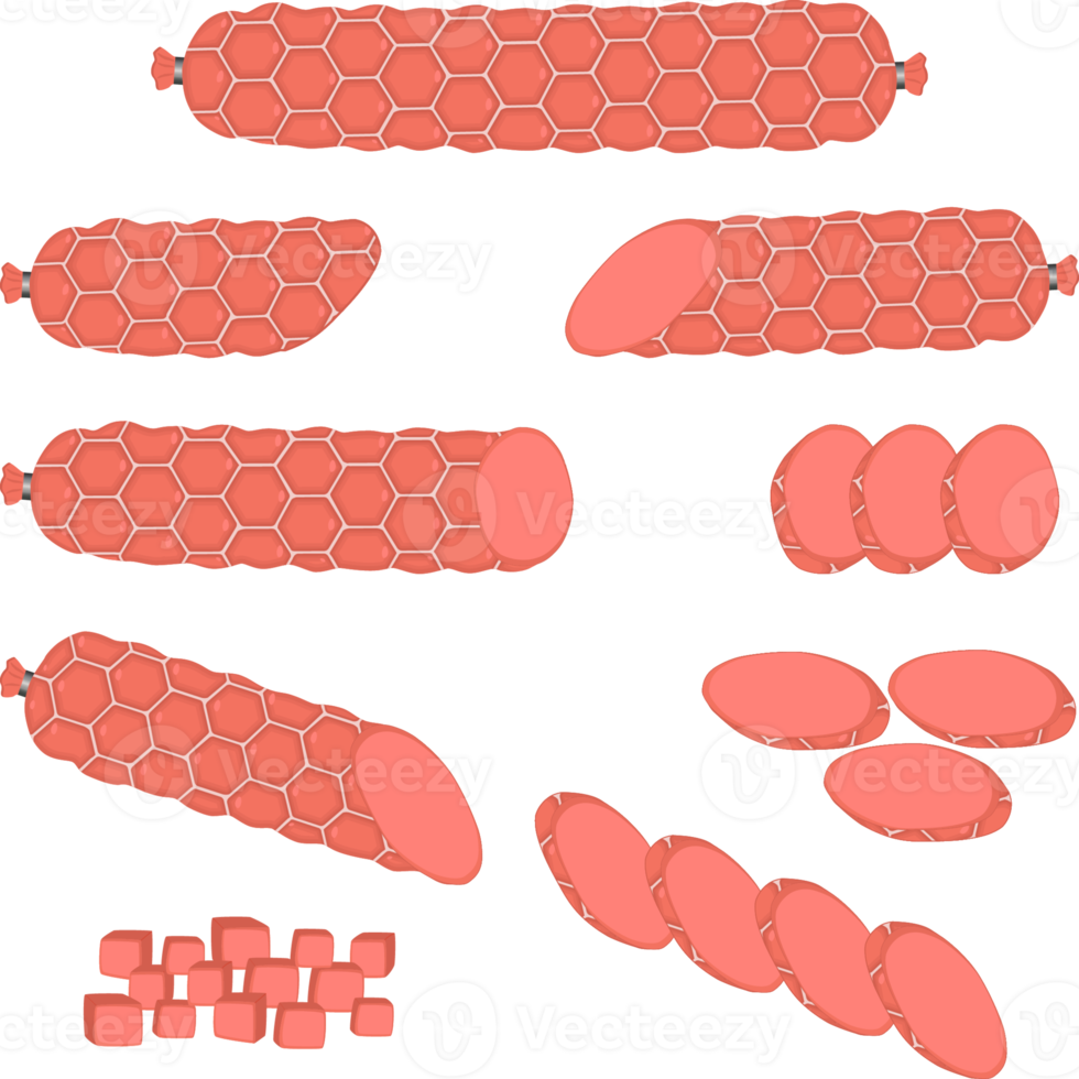 Various sweet tasty sausage png