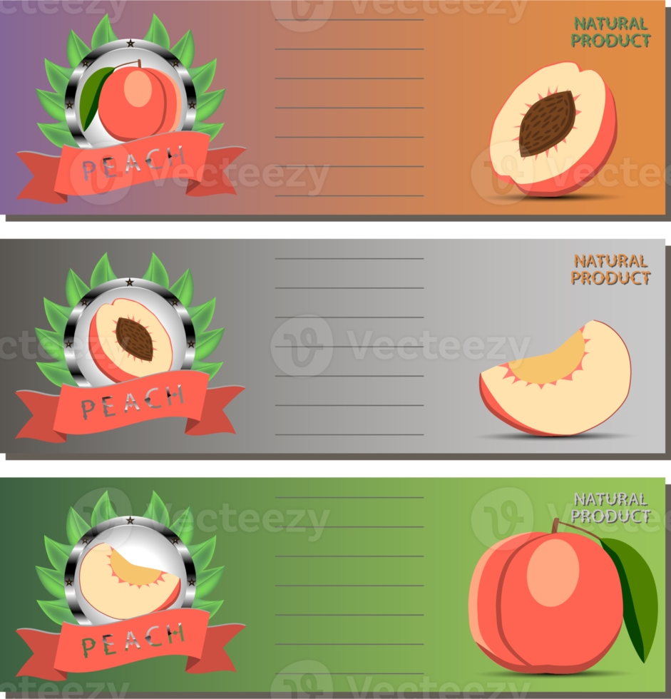 Sweet juicy tasty natural eco product peach png