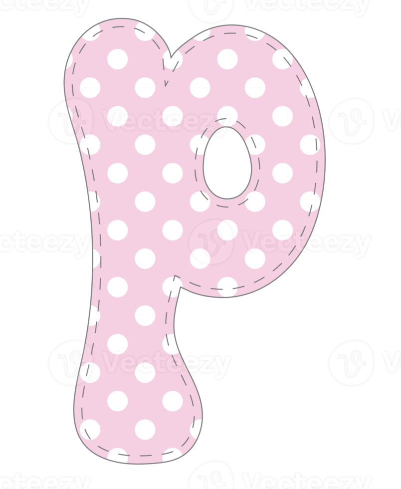 roze belettering alfabet png