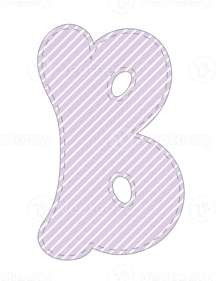 Purple lettering Alphabet png