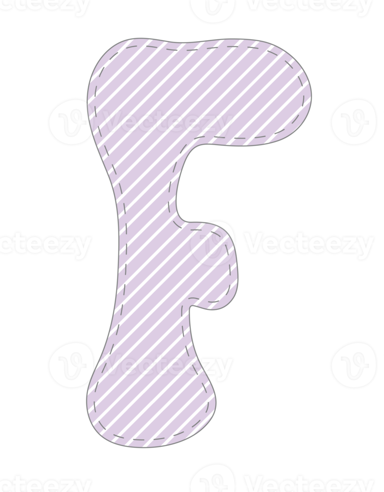 Purple lettering Alphabet png