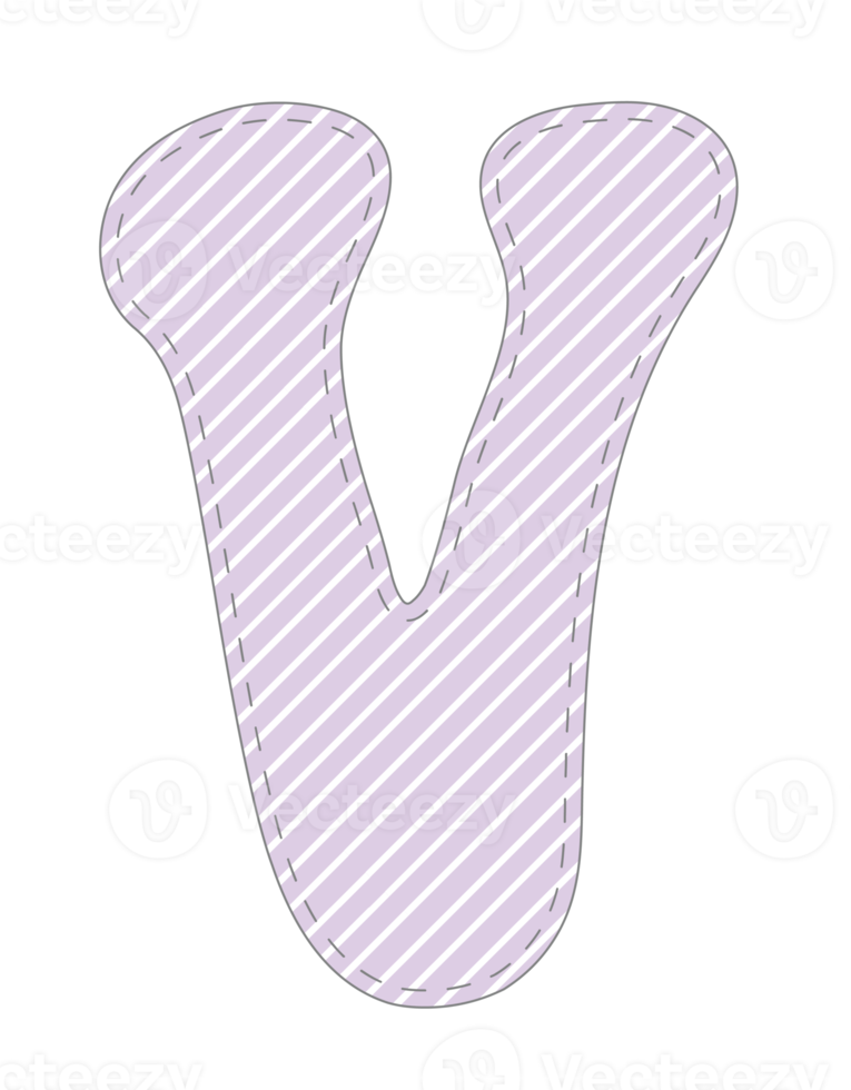 Purple lettering Alphabet png