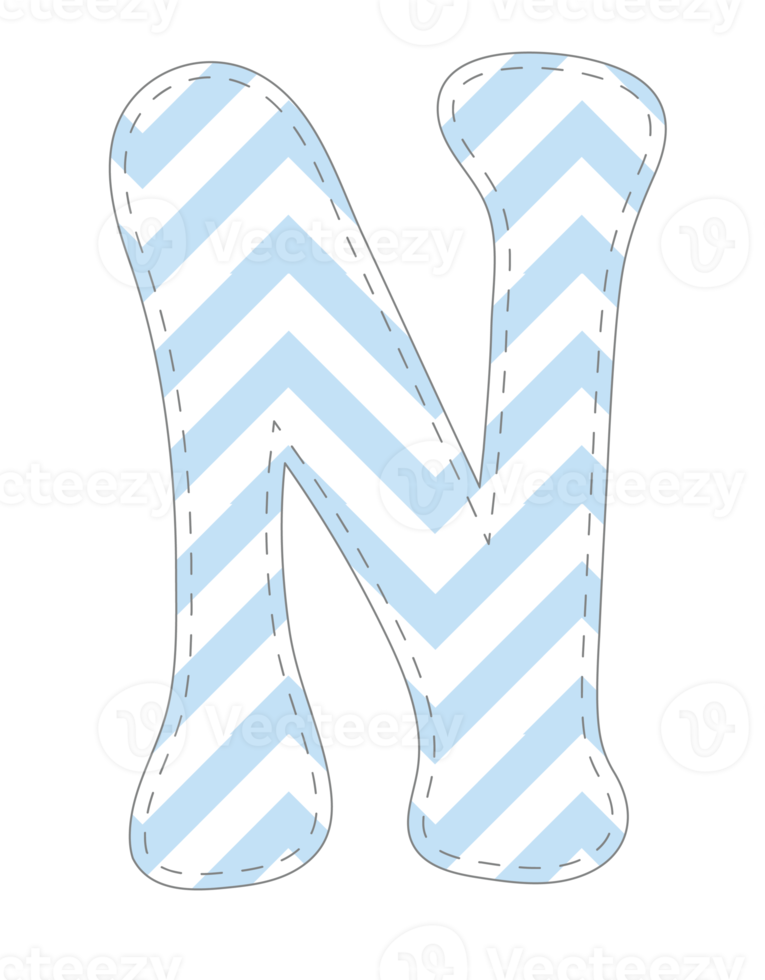 Blue Lettering Alphabet png