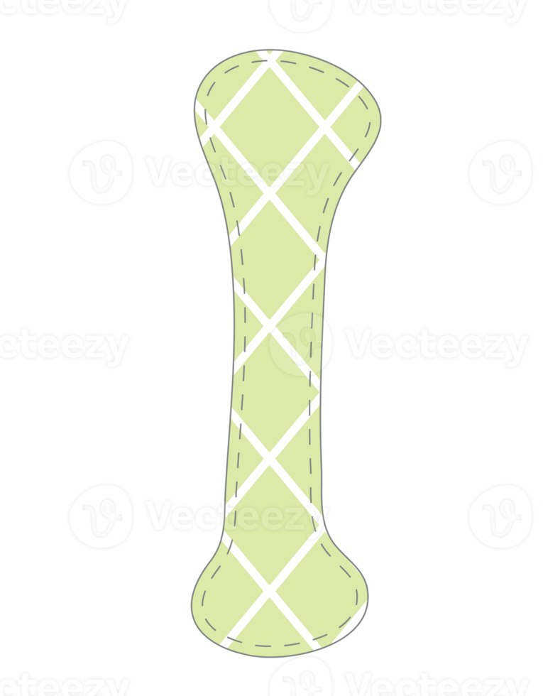 mignonne vert alphabet png