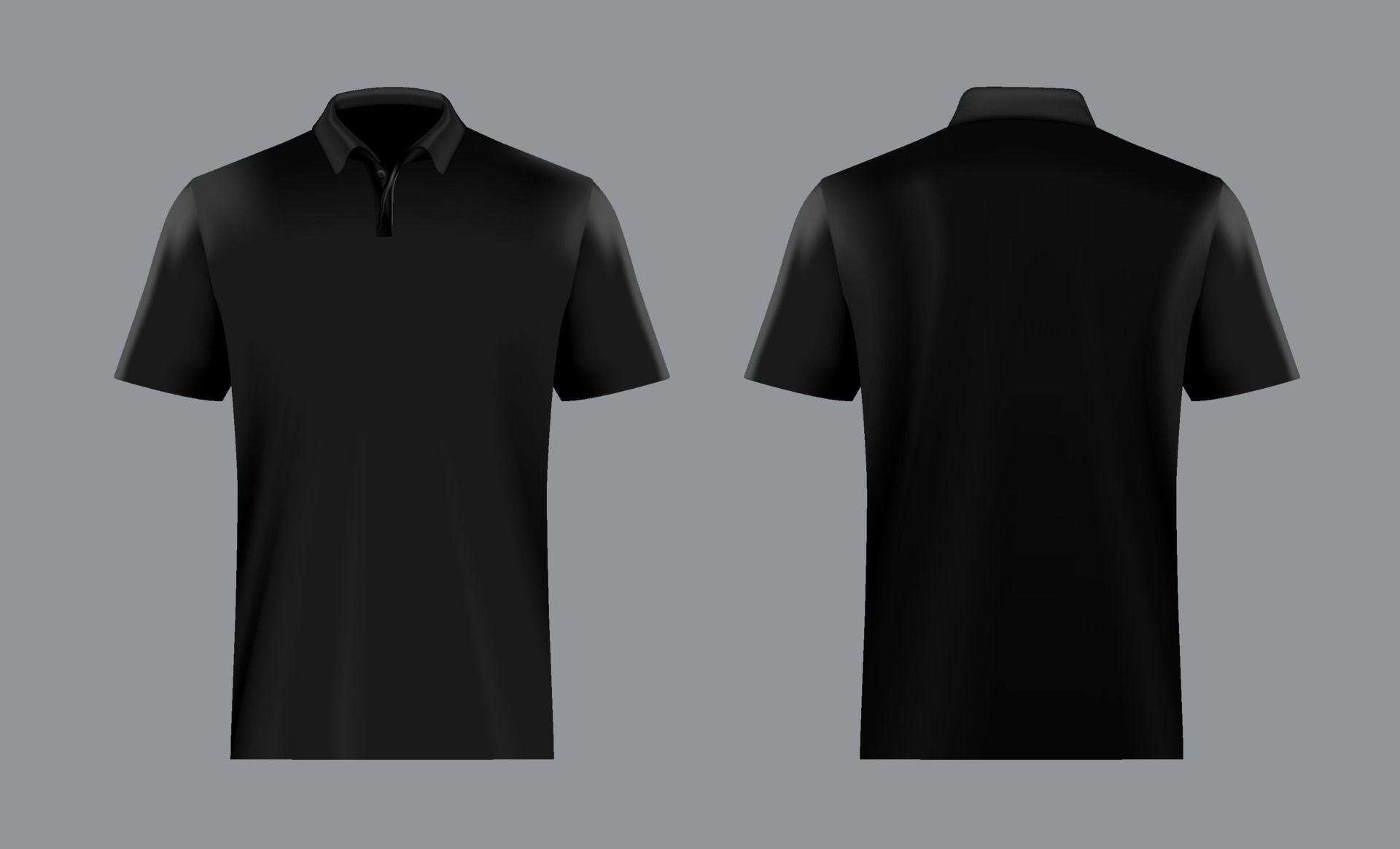 3D Black Polo Shirt Mockup 21254412 Vector Art at Vecteezy