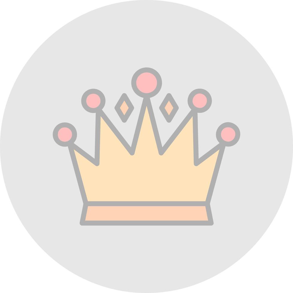 Crown Vector Icon Design