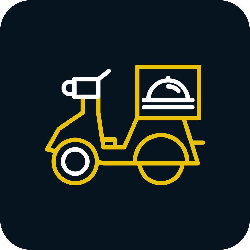 Food Delivery Vector Icon Design