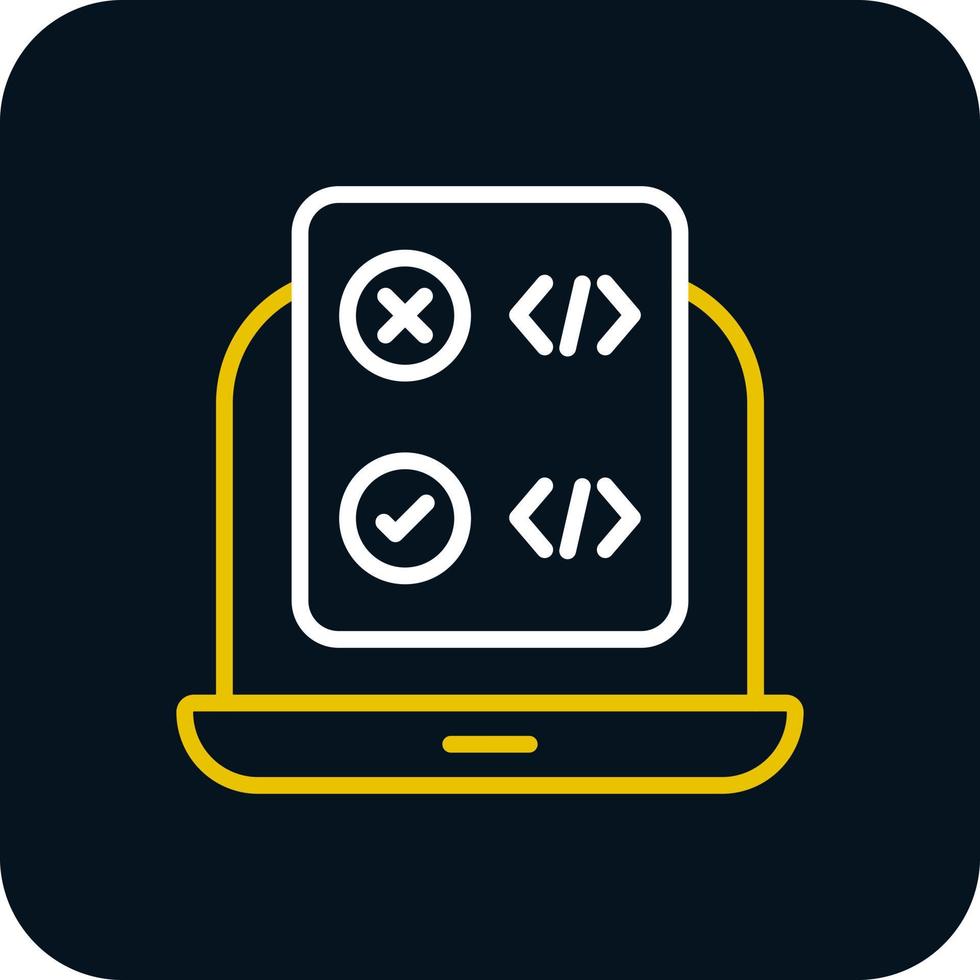 Code Correction Vector Icon Design