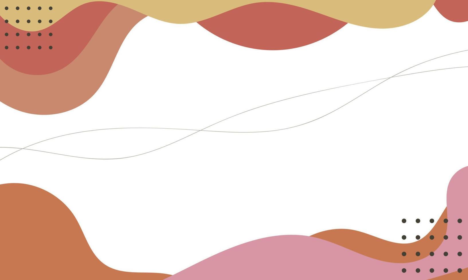 memphis background with wave style, vector design